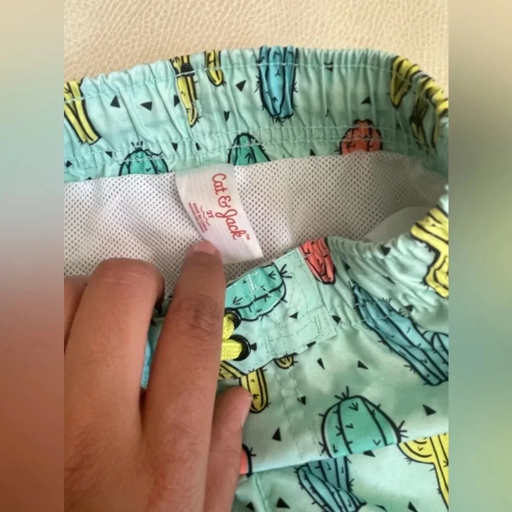 Baby boy bundle swim trunk, rash guard and shorts